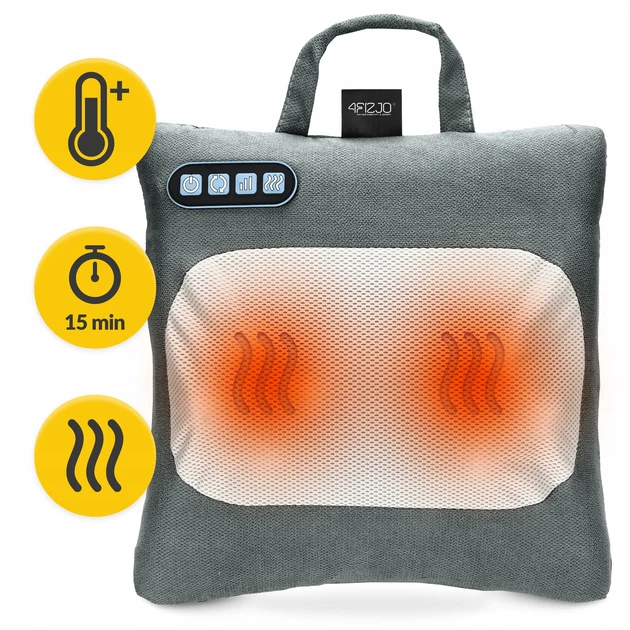 Подушка-массажер 4FIZJO Shiatsu Lite Black (P-5905973404136) - Фото 5 Подушка-массажер 4FIZJO Shiatsu Lite Black (P-5905973404136) - изображение 5