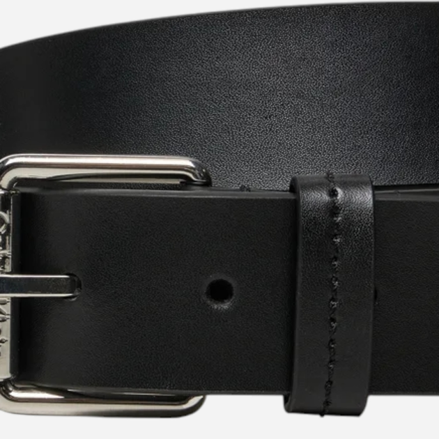 Ремінь чоловічий з натуральної шкіри Calvin Klein K50K512650-BEH 105 см Чорний (8721107054742) - зображення 3