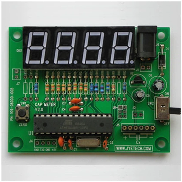 Цифровой измеритель емкости, DIY комплект, набор для самостоятельной сборки - изображение 4
