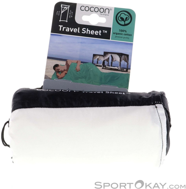 Śpiwor Cocoon Travelsheet 220 x 90 cm Nature (0799696101749) - obraz 2