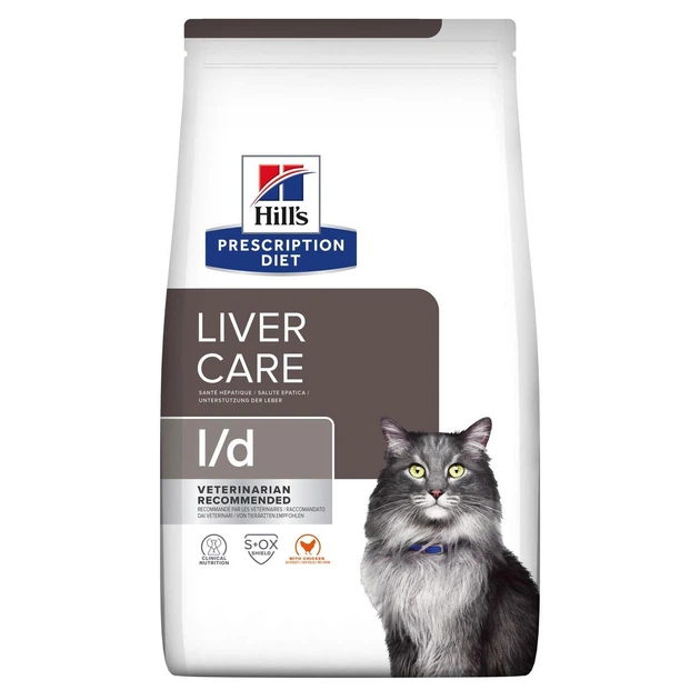 Сухой корм для котов Hill's Prescription Diet l/d при нарушении или снижении функций печени 1,5 кг - изображение 2