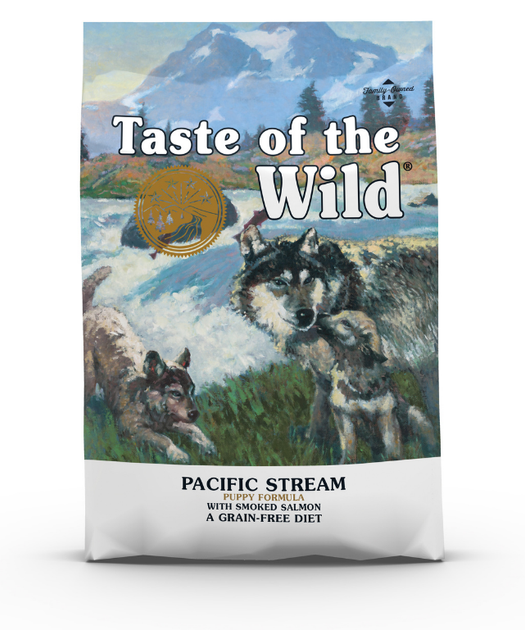 Сухой корм для щенков и взрослых собак Taste of the Wild Pacific Stream Canine Puppy Formula 12.2 кг - изображение 2