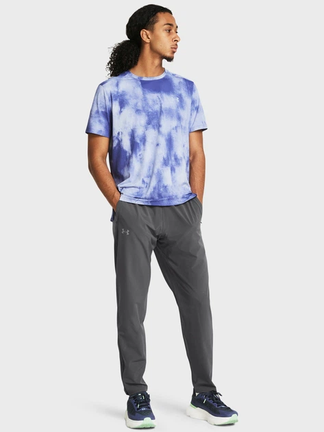 Спортивные штаны мужские Under Armour Ua Outrun The Storm Pants 1376799-025 S Серые (196885753619) - изображение 3