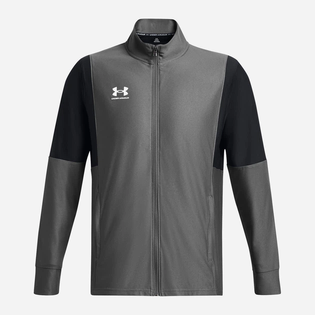 Спортивная кофта мужская Under Armour Ua M`S Ch. Track Jacket 1379494-026 L Серая (196886009821) - Фото 3 Спортивная кофта мужская Under Armour Ua M`S Ch. Track Jacket 1379494-026 L Серая (196886009821) - изображение 3