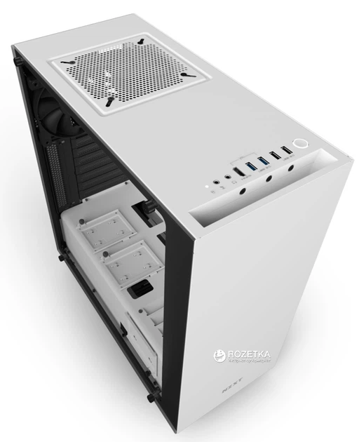 Корпус NZXT S340 Elite Matte White (CA-S340W-W2) - изображение 6