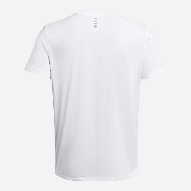 Футболка спортивная длинная мужская Under Armour UA Launch Shortsleeve 1382582-100 2XL Белая (196885473098) - изображение 5