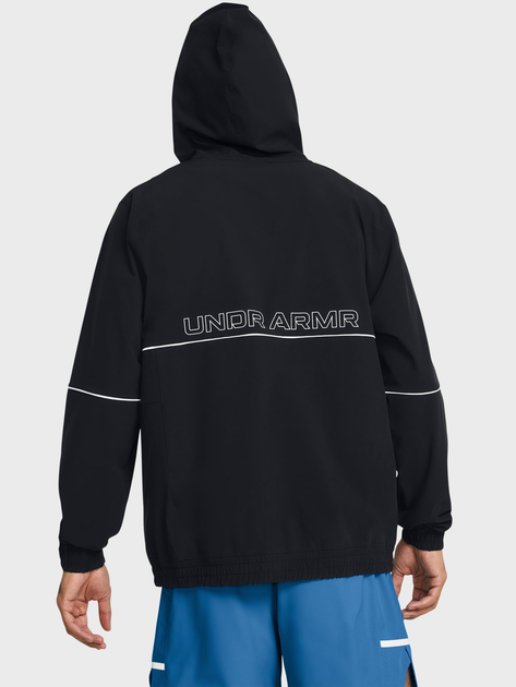 Спортивная кофта мужская Under Armour Ua Zone Woven Jacket 1383400-001 S Черная (196885720888) 