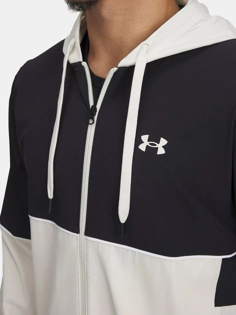 Спортивная кофта мужская Under Armour Ua Zone Woven Jacket 1383400-279 L Бежевая (197779375344) - изображение 3