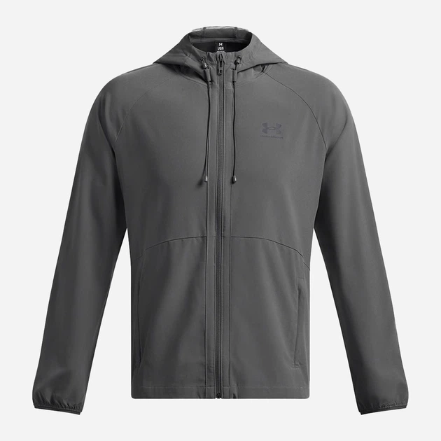 Спортивная ветровка мужская Under Armour Ua Stretch Wvn Windbreakereu 6003001-025 XL Серая (197780166528) - Фото 3 Спортивная ветровка мужская Under Armour Ua Stretch Wvn Windbreakereu 6003001-025 XL Серая (197780166528) - изображение 3