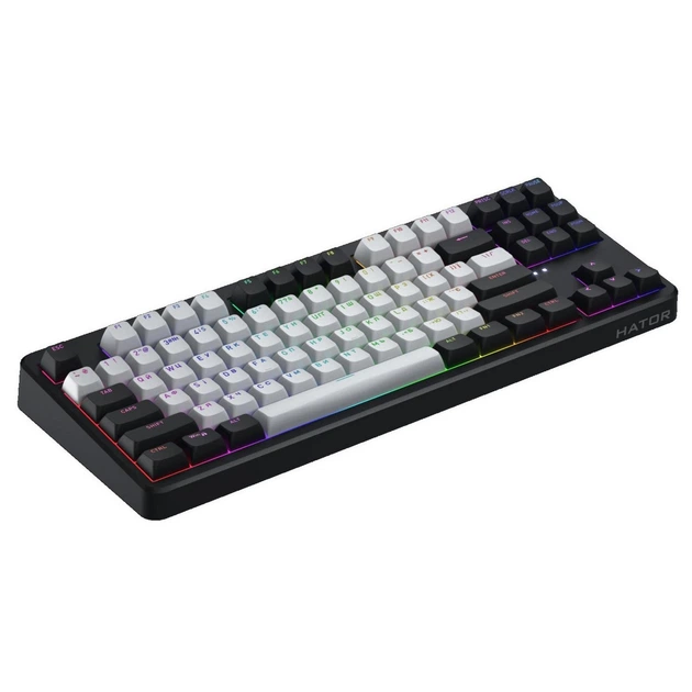 Клавіатура Hator Rockfall 3 Mecha TKL Wireless Orange Black (HTK850UA) - Фото 6 Клавіатура Hator Rockfall 3 Mecha TKL Wireless Orange Black (HTK850UA) - зображення 6