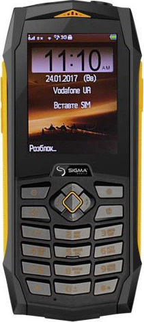 Мобильный телефон Sigma mobile X-treme PQ68 Black/Yellow – фото