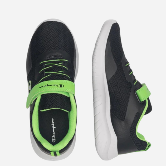 Buty sportowe chłopięce z białą podeszwą Champion Softy Evolve B-Ps S32454-KK003 34 (2.5US) Czarne (8058132475304) - obraz 5