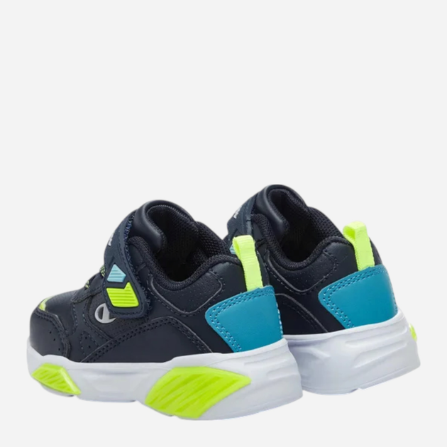 Buty sportowe chłopięce świecące LED Champion Low Cut Shoe Wave Pu B Td S32817-BS501 26 (9C US) Granatowe (8058132485723) - obraz 5