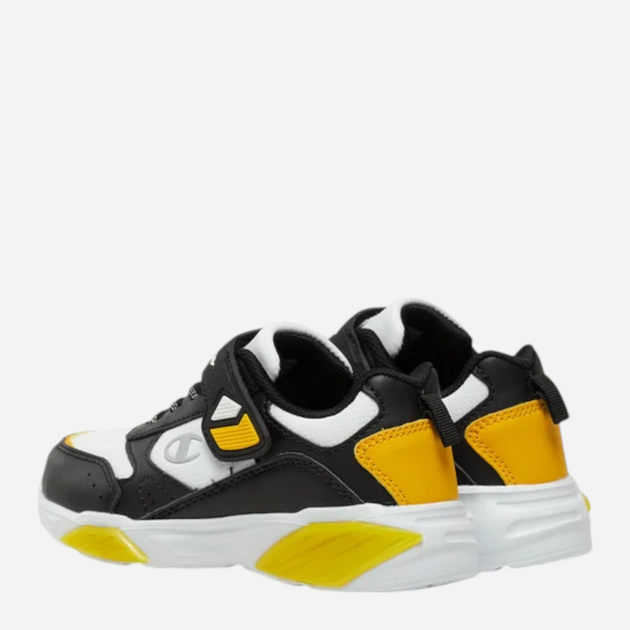 Дитячі кросівки для хлопчика Champion Low Cut Shoe Wave Pu B Ps S32818-WW003 30 (12.5C US) Чорні (8058132485976) - зображення 5