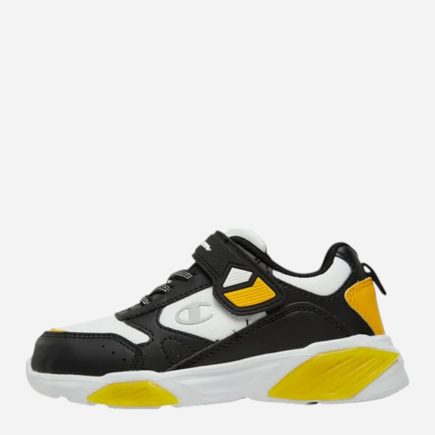Підліткові кросівки для хлопчика Champion Low Cut Shoe Wave Pu B Ps S32818-WW003 35 (3US) Чорні (8058132486218) - зображення 3