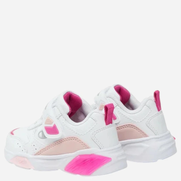 Sneakersy dziecięce dla dziewczynki świecące LED Champion Low Cut Shoe Wave Pu G Td S32819-WW001 26 (9C US) Białe (8058132486270) - obraz 5