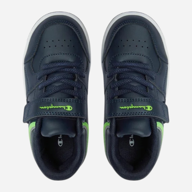 Sneakersy chłopięce za kostkę Champion Rebound Low B Ps Low Cut Shoe S32406-BS010 34 (2.5US) Granatowe (8058132473102) - obraz 4