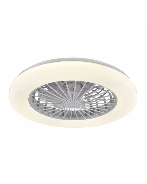 Люстра з вентилятором, стельовий світильник із пультом Goldlux 325792 Libya Led max 1x48W 3000K-6500K 5300Lm IP20 WH (072929) - изображение 5