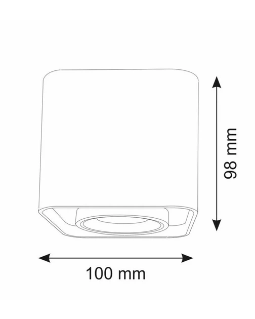 Точковий світильник Goldlux 325402 Xeno GU10 1x10W IP20 WH (071737) - изображение 5