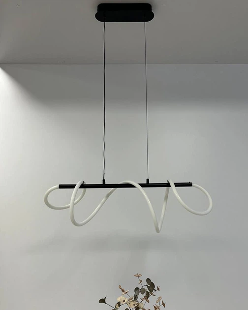 Підвісний світильник, люстра Goldlux 329080 Emma Led 1x38W 4000K 4450Lm IP20 Чорний (094745) - зображення 5