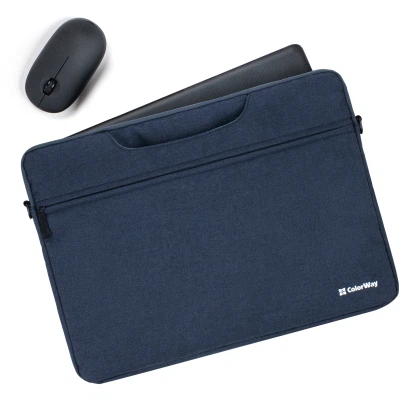 Сумка для ноутбука ColorWay 15.6" Casual Navy (CW-LBC156-NV) - Фото 5 Сумка для ноутбука ColorWay 15.6" Casual Navy (CW-LBC156-NV) - зображення 5