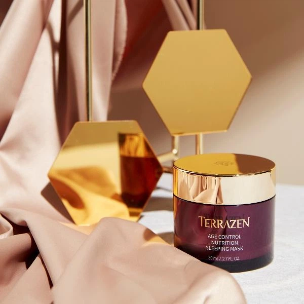 Terrazen Age Control Nutrition Sleeping Mask Омолаживающая питательная ночная маска с природным комплексом против морщин 80 мл - изображение 2