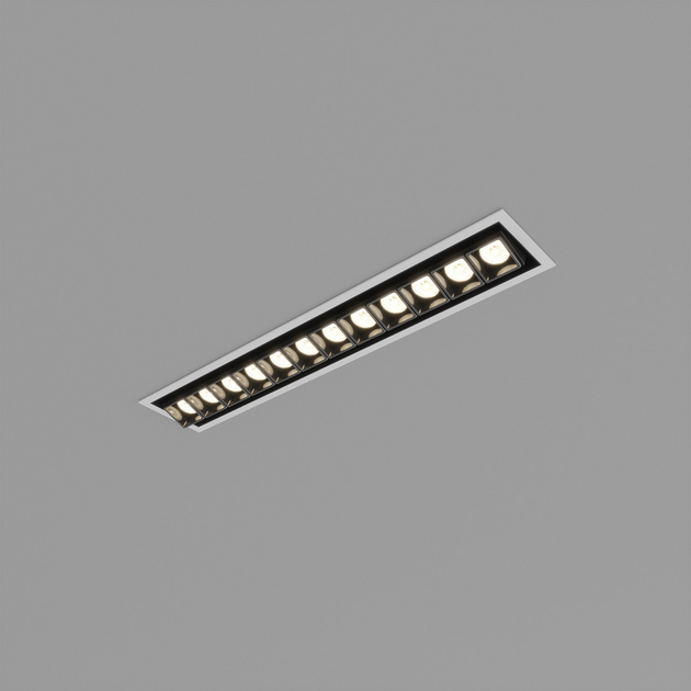 Вбудований світильник Skarlat RSL74108 12×2W WH+BK 4000K - изображение 1