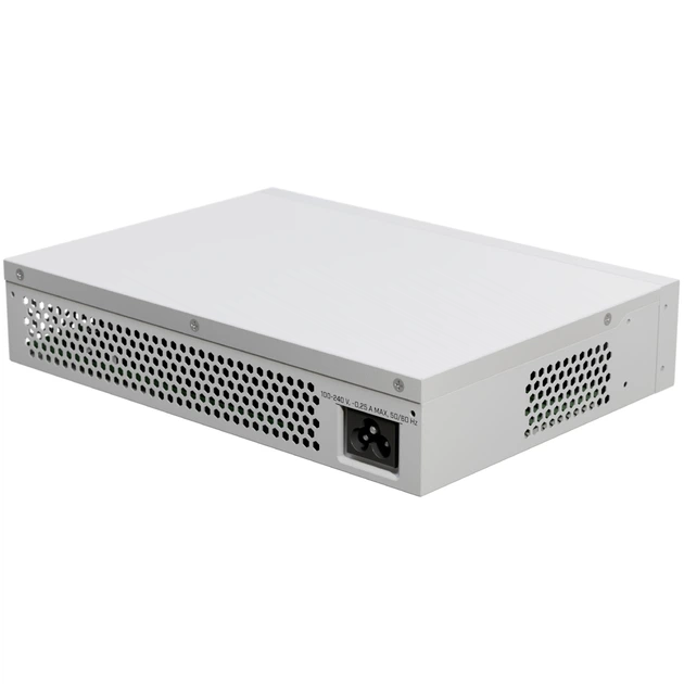 Комутатор Mikrotik CSS318-16G-2S+IN 16x портів Gigabit Ethernet 2x порти 10G SFP+ 16 MB FLASH SwO Grey (CSS318-16G-2S+IN) - зображення 3