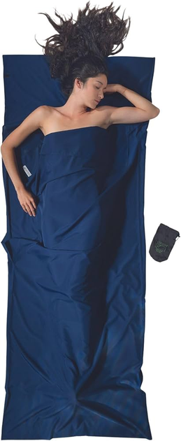 Śpiwor Cocoon Travelsheet Microfiber 220 x 90 cm Twilight Blue (0799696106218) - obraz 2