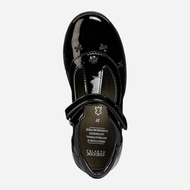 Дитячі туфлі для дівчинки Geox J84A6A000HH 31 Чорні (8058279471993) - зображення 4