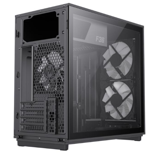 Корпус GameMax F36 BK Black with window - Фото 6 Корпус GameMax F36 BK Black with window - зображення 6