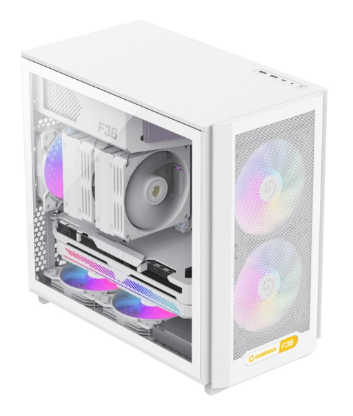 Корпус GameMax F36 WH White with window - зображення 3