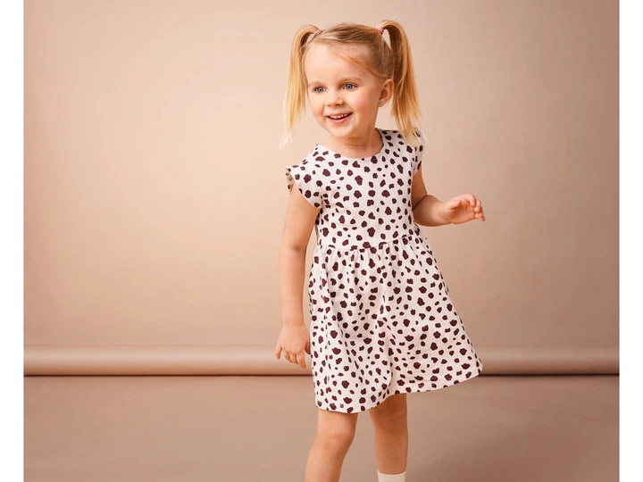 Платье с воланами для девочки Lupilu LIDL 475308 110-116 см (4-6 years) Комбинированный - изображение 2