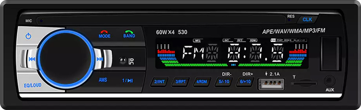 Автомагнітола JSD 530 з Bluetooth AUX та USB 1 din 50 Вт х4 (JSD-530) - зображення 1