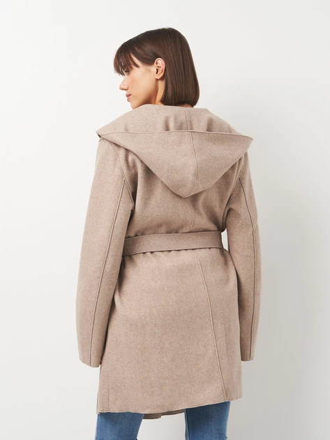 Пальто осеннее с капюшоном женское C&A 2204739_беж 46 Бежевое (KAY2000001562567) - изображение 2