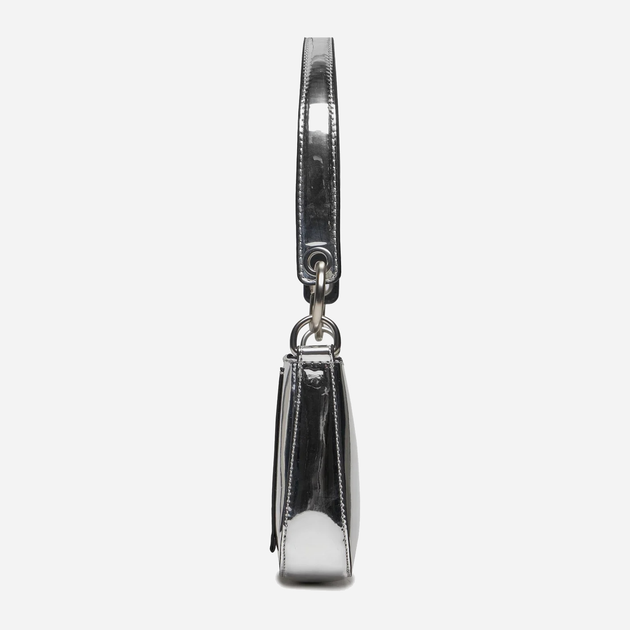 Сумка багет сідло жіноча Calvin Klein K60K611857-0IM Срібна (8720109166033) - зображення 4