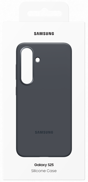 Панель Samsung Silicone для Samsung Galaxy S25 Black (EF-PS931CBEGWW) - зображення 6