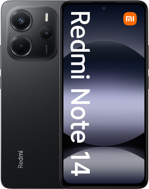 Smartfon Xiaomi Redmi Note 14 6/128GB Midnight Black (MZB0J01EU) - obraz 1