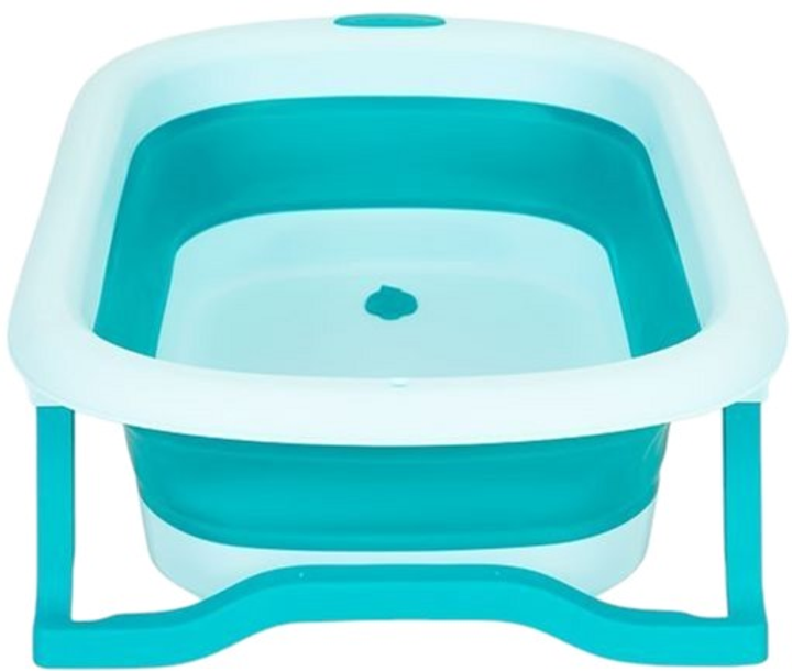 Дитяча ванночка EcoToys складна з зливом HA-B37 Blue (5903769979974) - зображення 3