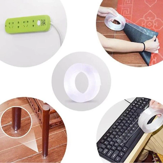 Сверхсильная двусторонняя клейкая лента Ivy Grip Tape 1 м - Фото 2 Сверхсильная двусторонняя клейкая лента Ivy Grip Tape 1 м - изображение 2