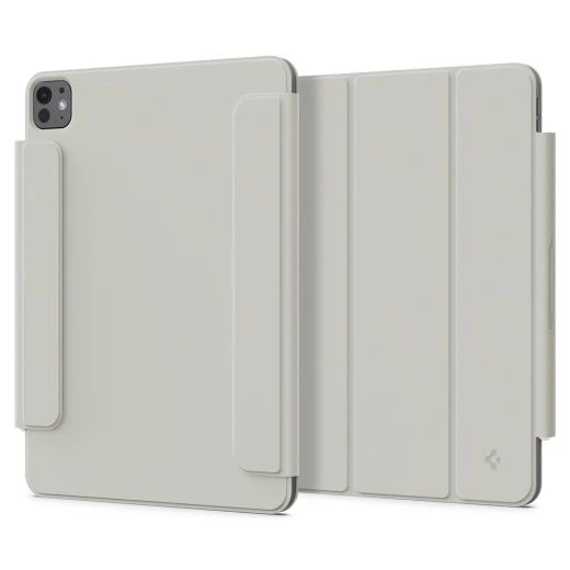 Чехол Spigen Air Skin Folio OneTap Gray для iPad Pro 11" M5 | M4 (2025 | 2024) (ACS06513) - изображение 2