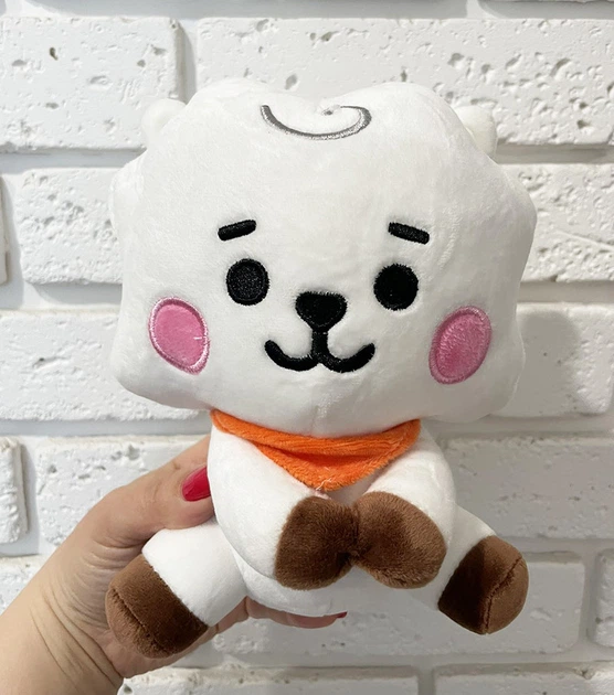 М'яка Іграшка Альпака Ерджей BT21 Плюш RJ ARMY персонаж BTS 22 см Білий (00277) - зображення 2