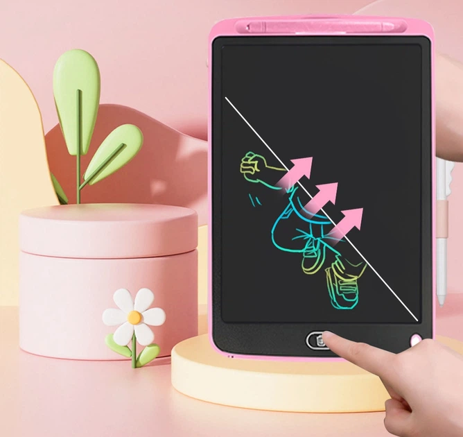 Детский графический планшет для рисования Sketchpad Magic Erasable Handwriting Pad 8,5d красный - изображение 2