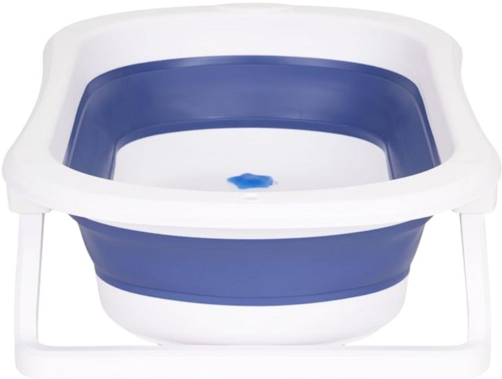 Дитяча ванночка EcoToys складна з зливом HA-B27 Blue (5903769976997) - зображення 5