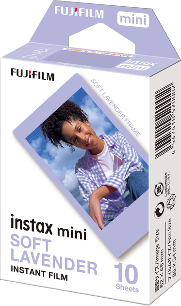 Papier fotograficzny Fujifilm Instax Mini 10 szt. Soft Lavender (16812376) - obraz 1