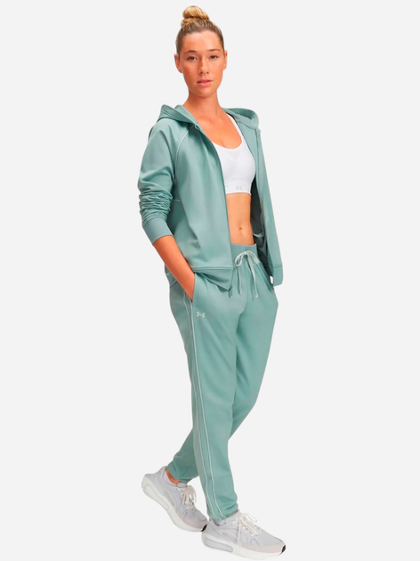 Спортивный костюм женский Under Armour Ua Rival Tricot Tracksuit Hd 6001966-348 XS Зеленый (197779718288) 