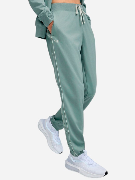 Спортивный костюм женский Under Armour Ua Rival Tricot Tracksuit Hd 6001966-348 XS Зеленый (197779718288) 
