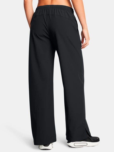 Спортивные штаны женские Under Armour Ua Rival Wide Leg Pant 1386453-001 L Черные (197777173744) - изображение 2