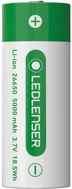 Akumulator LedLenser Li-Ion 26650 5000mAh for MT14 3.7V 18.5Wh (4058205009263) - obraz 2