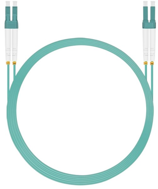 Patchcord światłowodowy Helos LC/LC Duplex 50/125µm OM4 20 m Blue (4005938157235) - obraz 2